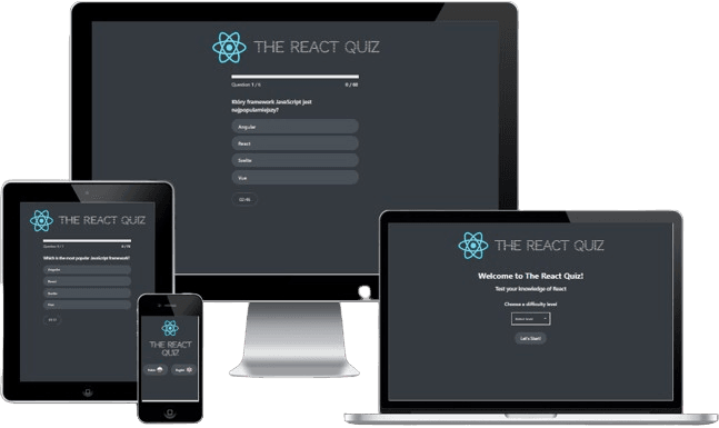 React Quiz project page